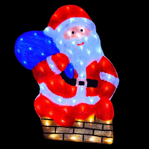 🎅 ŚWIECĄCY MIKOŁAJ LED