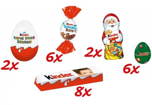 Kinder Kalendarz Adwentowy 3D - Domek Mikołaja - Idealny Prezent