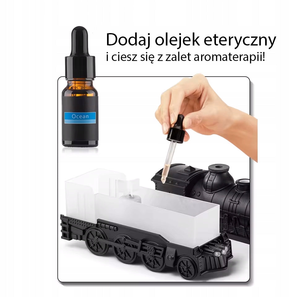 Kolejka Świąteczna LED z Dźwiękiem - Pociąg na Tory pod Choinkę