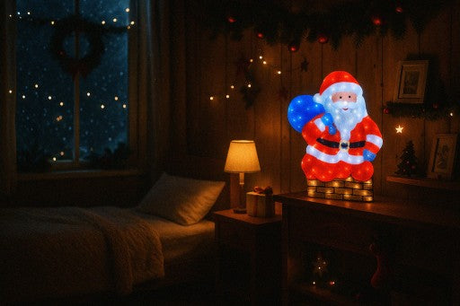 🎅 ŚWIECĄCY MIKOŁAJ LED